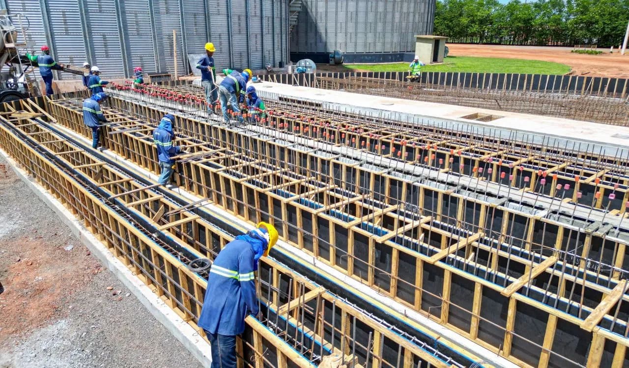 Ampliação unidade de Recebimento e Armazenagem de grãos para a Royal Agro Cereais – foto 1 da obra