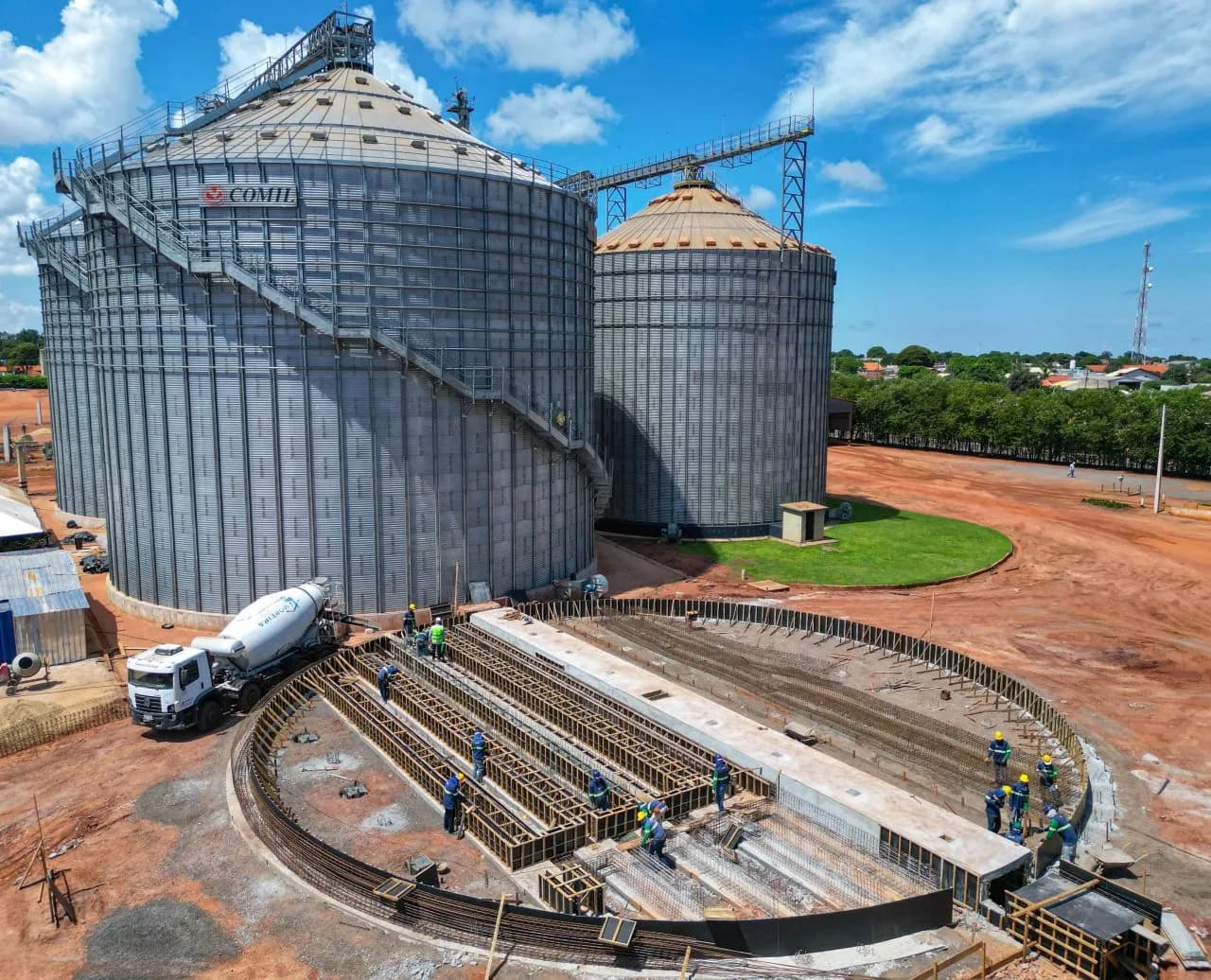 Ampliação unidade de Recebimento e Armazenagem de grãos para a Royal Agro Cereais – foto 3 da obra
